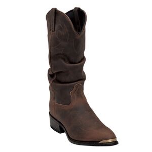 Durango 12in. Crumpled Distressed Slouch Western Boot